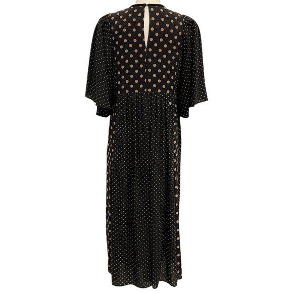 Muveil Black / Tan Dot Dress - Picture 3 of 4